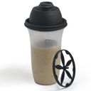 SIGNORA WARE Shake Bottle 17- Ounce Plastic Protein Shake Bottle for Meal Replacement Shakes & Smoothies, Beverages, Mixing Salad Dressing & Sauces, Margarita, & More