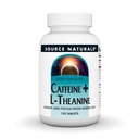 Sumber Kafein Caffeine + L-Theanine, Energi dan Fokus Dukungan dari Green Tea * - 120 Tablet