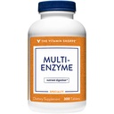 The Vitamin Shoppe Multi Enzyme - Membantu Mendukung The Divalry & Absorpsi Protein, Carbs & Fat (300 Tablet)