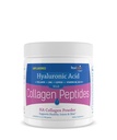 Hyalogic Collagen Peptides Powder w / Hyaluronic Acid, Hydrolyzed Types 1 & 3, Grass Fed, Keto Protein Powder Suplemen, Skin, Nails, Joints Unflashored Easy to Mix 6.4 oz (180 gr)