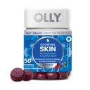 OLLY Glowing Skin Gummy, Hydrated & Youthful Skin, * Acid Hyaluronic, Collagen Peptides, Sea Buckthorn, Plump Berry Flavor, 25 Hari Supply - 50 Count