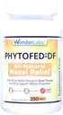 Laboratorium Wonder Phytofeed-DF Bantuan Nasal Alam dan Decongestant, 250 tablet