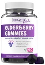 Sambucus Elderberry Gummies untuk Anak-anak - Anak-anak Hamilune Dukungan Gummies dengan Elderberry Hitam Vitamin C dan Zinc untuk Wellness Harian dan Seasonal - Vegan Non-GMO & Lab Diverifikasi (3 Bulan Suppply)