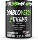 Diablo Verde Thermo Caps - 395mg Caffeine, Citrus, Green Coffee, Green Tea - 60 Capsules, 60 Servis