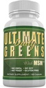 Kesehatan Harian, Kelahiran Terakhir dengan Vegan MSM 1925mg Teman Natural Ingredians Nutweast Vegetable Nutonation Alkualizing Suplemen Energi Immune 180 Kapsul (Persediaan Bulan 1)