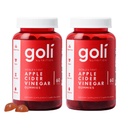 Tambahan Nutonasional Goli, Apple Cider Vinegar Gummy Vitamin Nutrition, 2 Pack of 60 Count