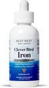 Best Nest Wellness Liquid Iron - Brain Health Supplement Suplement with Albion Taste- Free Iron - Aids Energy & Red Blood Cell Produksi - Biovailable Iron Formula - Chocolate, 4 fl oz (120 Servings)