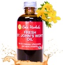 Em 's Herbals Fresh St John' s Welt Oil - Wild Harowed in USA, Natural Solution for Nerve Discomfort, Skin Espertions, Wound Care, Scar, and Stretch Marks - Skin, Face, Body, Hair, Massage Oil (4 Oz)