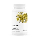THORNE - Vitamin K - Vitamin K1 dan K2 (sebagai MK-4 dan MK-7) Suplemen - Mendukung Bones Kuat * - Secara klinis Studied Ingrediens - Gluten, Dairy & Soy- Free - 60