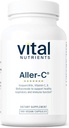 Vital Nutrients Aller- C 124; Vegan Respiration and Sinus Fungsi Dukungan * 124; Isoquercitrin, Bromelain, Bioflavonoid, & Vitamin C 124; Gluten, Dairy Free Supplemen Soy