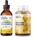 Wild & Organic Echinacea Goldenseal Ticture 4 lf oz & Ammune Dukung Gummies