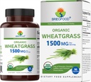 Brieofood Organic Wheatgrass 1500mg, 45 Servis, Vegetarian, Gluten Free, 90 tablet Vegetarian