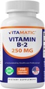 Vitamin Vitamin B2 (Riboflavin) 250 mg - 200 Kapsul Mendukung Produksi Energi Sel Darah Merah