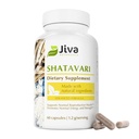 Jiva Botanicals Shatavari Capsules for Women - 1.200 mg Powder Organik Shatavari untuk keseimbangan Hormonal, Kesehatan Reproduktif & Menopause Dukungan - Non-GMO, Vegan, Gluten- 60 Capsules