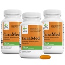 Terry AlamMed 750 mg - Tambahan Antioksidant untuk Kesehatan Otak & Hati - Tambahan dengan Kompleks Kurcumin Potency Tinggi - Ginjal, Dukungan Kesehatan & Imune - 120 Softgels (Paket 3)
