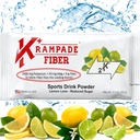Krompade Tambahan Serat Fiber - 9g Prebiotic Fiber + 2000mg Potasium + Magnesium 124; Cramp Relief 124; Hidration Packets: 124; Dukungan Kesehatan Digetical