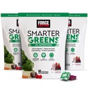 FORCE FacTOR Smarter Greens Superfood Chews, 3- Pack, Greens and Superfood with Progories, Antioksidants, and Fiber, Greens Suppport for Duffles, Nitric Oxide, and Energy, 180 Chews