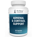 Dr. Berg Adrenal & Cortisol Kapsul - Tambahan Adrenal & Manajer Cortisol - Mood, Fokus, Relaxation dan Dukungan Stress - Suplemen Adrenal dengan Ekstrak Ashwagandha - 60 Kapsul