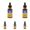 Herb Pharm Certified Organic Lemon Liquid Extract for Calming Nervous System Support, Organic Cane Alkohol, 1 Ounce (Paket 5)