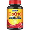 CoQ10 400 mg SoftGels COQ10 - CQ10 Coenzim Q10 Suplement, Plus PQQ, Omega 3, dan Vitamin E, untuk Heart and Cellular Energy, 120 Servings