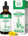 Mullein Leaf Taincture - Lung Cleanse - Vegan Lung Detox - Kesehatan Respiratory dan Dukungan Imune Drops - Cairan Suplemen Natural Extract 4 Fl.oz. Chlorofil