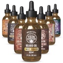 Viking Revolution Sweet Tobacco Oil for Men - Natural Mins Beard Oil with Argan Oil and Jojoba Oil - Beard Softer, Strengthens and Moisturizes - Beard Conditioner for Men (Sweet Tobacco, 1Pack)