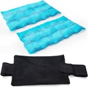 2 Paket Es untuk Injuries Recontineable, Cold and Hot Packs untuk Injuries, Gabungan Pain, Muscle Soreness, dan Body Inflammation, Adjustable Ice Packs Wraps for Knees, Back, Shoulders, Arms, and Legs