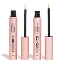 Lash & Blow Growth Bundle - Hormone- Free Enhancer for Longer Lashes & Fuller Brows - Vegan, Natural & Gentle Serum Duo untuk 24 / 7 Nventing & Strengthening [2x 0.10 kaki / 3ml]