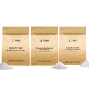 Murni Ingrediasi Asli Potasium Bikarbonat, Kalsium Chloride, & Epsom Salt Bundle, (1lb) Food Safe, Cleaning & Cooking