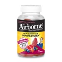 Airborne 750mg Vitamin C Gummies for Adults, Imune Support with powerful Antioxidants Vitamin A C & E - 63 Gummies, Blueberry Pangiate Flavor