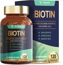 Pendukung Rambut Totaria Biotin untuk Absorpsi Tinggi Perempuan - Mendukung Rambut Sehat, Skin & Nails 120 Cacah
