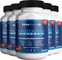 ProstaPure Extra Max Ekstra Kekuatan Pendukung Kesehatan Prostate, Saw Palmetto, Vegan, Non-GMO, Gluten- Free - 300 Kapsul (5 Pack)