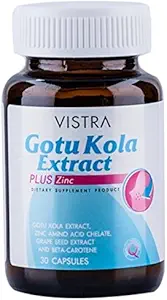 Ekstrak Vistra Gomu Kola ditambah Tambahan Diet Zinc Produk 30 Kapsul untuk Perawatan Acne