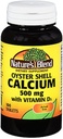 Nature 's Blend Oyster Shell Kalsium 500mg dengan Vitamin D3, 100 Tablet (Paket 3)