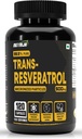 Trans Resveratrol 500MG Capsules - 99.5% Pure Micronized dan Sangat Bioavable Suplement Support (120 Capsules)