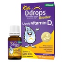 Ddrops Kid Booster 600IU 100 Drops - Daily Liquid Vitamin D untuk Anak-anak mendukung Strong Bones & Imune System dalam Anak-anak. Tanpa pengawet, Tanpa Gula, Tanpa-GMO, Allergy-Friendly