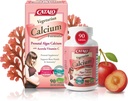 CATALO Vegetarian Kalsium Suplemen Perempuan - Tanaman - Berbasis Alga Merah Kalsium dengan Magnesium & Vitamin C untuk Enhanced Absorpsi - 90 Tablet
