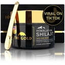 GOLD Shilajit Resin; Shilajit Pure Himalaya Shilajit for Men & for Women Lab Test Amerika Serikat Tingkat A + All Natural Dietary Supplemen dengan Fulvic Acid + Trace Minetrace 124; 50 Grams 100 Pelayan