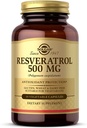 Solgar Resveratrol 500 mg, 30 Vegetable Capsules - Antioksidant Protection - Gluten Free, Dairy Free - 30 Servis
