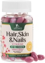 Rambut, Skin & Nails Vitamin untuk Perempuan - Biotin 5000mcg untuk Mendukung Perkembangan Rambut dengan Minyak Argan, Collagen & Acid, Indah, Skin Lebih Kuat, Rambut & Nails Vitamin Tambahan - 60 Softgels