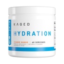 Kaged Hydration Electrolytes Powder 124; Orange Mango 124; Hydra- Charge Sports Drink Mix 124; Pre, Intra Workout 124; Low Carb, Vegan, Gluten Free 124; Suplemen untuk Pria & Perempuan & Perempuan 124; 60
