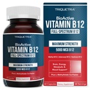 BioActive Vitamin B12 - 5000 mcg, Berisi 3 Bentuk BioAktif B12 Plus Methylfolate Cofactor - Methyl B12, Adenobyl B12 & Hydroxy B12; Mendukung Energi, Metabolisme & Mood 124; Vegan, Non-GMO (60 Servings)