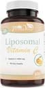 Lipomal Vitamin C 1400mg Kapsul, Suplemen Dukungan Imune, Vitamin & Antioksidant Fat Soluble C Suplemen (180 Capsules)