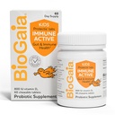 Anak-anak Aktif BioGaia 124; Probiotic + Vitamin D 124; untuk Digetical & Imune Health 124; Ages 3 + Allergen, Dairy, Soy & Gluten Free 124; Trusted by Pediatrician 124; 60 Day Supply 124; Orange Flavored Chewable