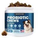 Progres for Dogs, Impreve Itchy Skin Itchy Ears, Gut Health, Yeast Salvation, Allergies, Imunity, Dog Progories and Digevive Enzymes with Pregities, Reduce Dieds (Chicken, 120 chews)