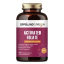 Mengaktifkan Follate-L 5-MTHF DFE Suplemen - Methylfolat B9 MTHF dengan Vitamin B12, CoQ10, & Red Raspberry - Metode L- Methylfolat untuk Pria dan Perempuan - 500 mcg