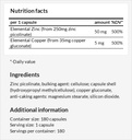 Z-Saldo - Zinc 50mg + Cooper 5mg - 180 Vegan Capsules - 6 Bulan Supply - Zinc picolante dan Cooper gluconate Suppers, Skin dan Nails - oleh Apollo Hegemony