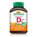 Jamieson Natural Tangy Orange Chewable Vitamin D 100IIU 100 tablet