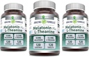 Amazing Formulas Melatonin 10 Mg Plus L- Theanine 5.Mg Supplemen 124; 120 Tablet 14; Non-GMO 124; Gluten Free 124; Dibuat di USA 124; Paket 3