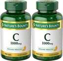 Nature 's Bounty Vitamin C, 10000 mg, Support Immune Health, 100 Caplets (Paket 2)